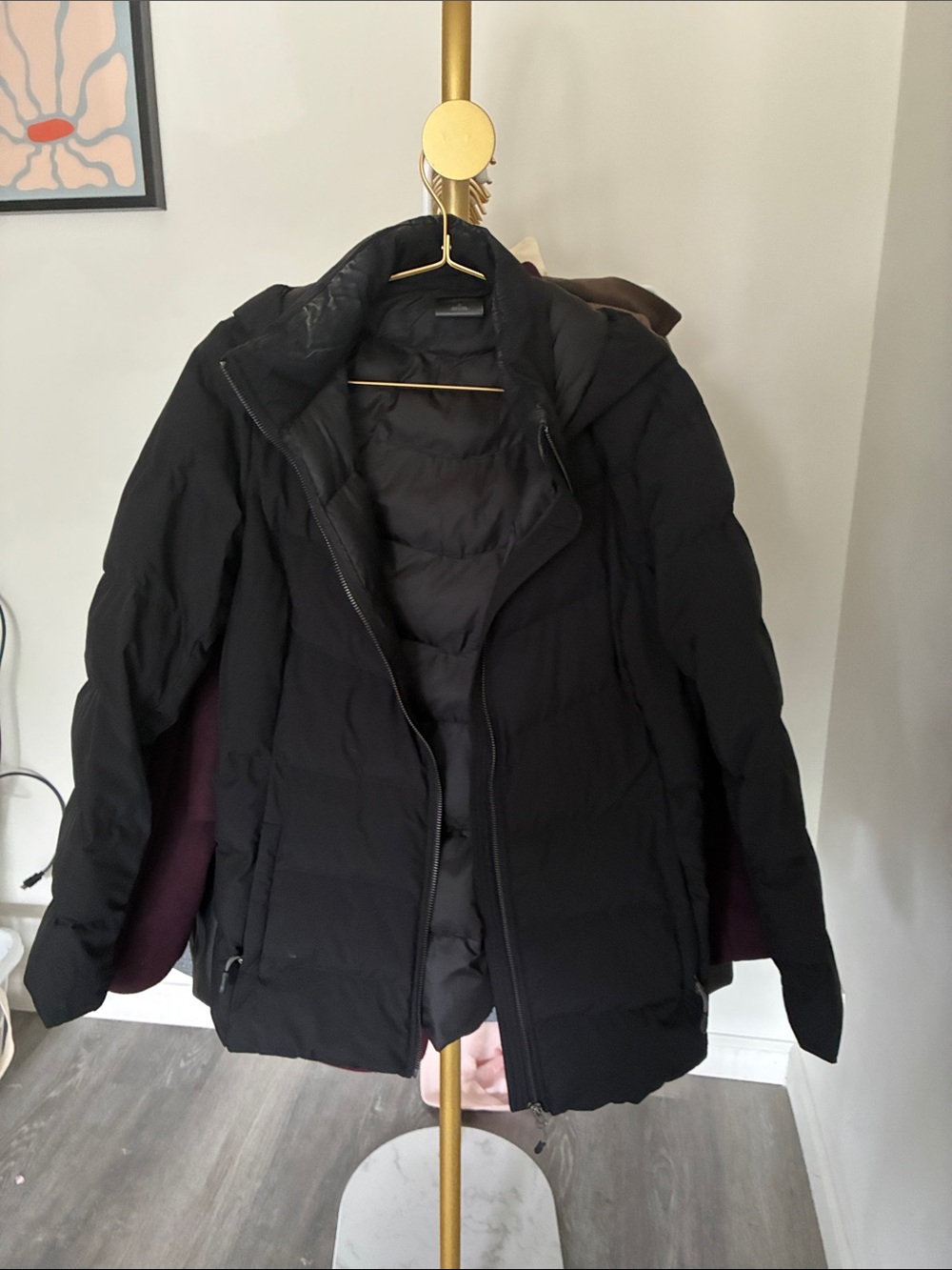 Black Puffer Jacket - Women's Insulated Coat